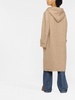 hooded duffle coat