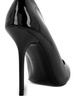 skull-appliqué patent-leather pumps