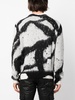 skull-patterned jumper