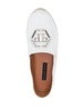 logo-plaque leather espadrilles