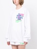 Power Up logo-print sweatshirt