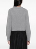 Jolene fisherman-knit wool jumper