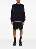 stud-detailed jersey sweatshirt