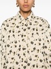 abstract-print twill shirt