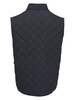 diamond-quilted gilet