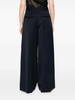 pleated wide-leg trousers