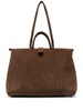 4 In Orizzontale suede shoulder bag