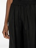 elasticated-waist satin palazzo pants