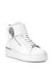 crystal-skull high-top sneakers