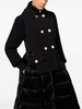 layered A-line padded coat