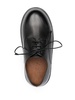 lace-up leather loafers