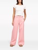 high-waist wide-leg trousers