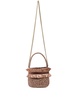 Alissa raffia bucket bag