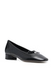 25mm bow-detailing leather pumps