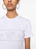 studded-logo cotton T-shirt