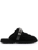 Zavo touch-strap corduroy slippers