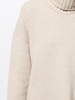 oversized turtleneck double-faced jumper