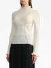 Riva crochet-detailing wool jumper