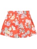 floral-print cotton shorts