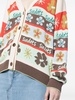 Amber intarsia-knit cotton cardigan