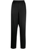 Fez satin tapered trousers