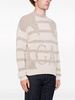 intarsia-knit logo jumper