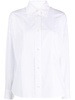 panelled poplin cotton shirt