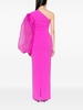 Hudson one-shoulder gown