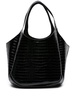 XL Swipe crocodile-effect shoulder bag