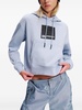 Box-logo patch hoodie