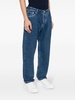 low-rise straight-leg jeans