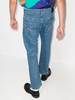 mid-rise straight-leg jeans