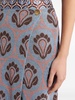 intarsia-knit wrap midi skirt