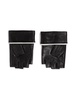 Ikonik leather fingerless gloves