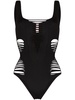 Dakotta semi-sheer swimsuit