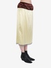 layered-design midi skirt 