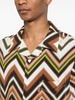 zigzag short-sleeved shirt