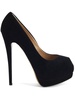 Sharon 130mm suede pumps