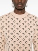 crescent-moon-jacquard sweater