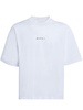 White Logo-Print Cotton T-Shirt