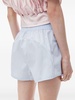 Alexander Wang Striped Shorts With Embroidery