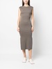 jersey midi dress 