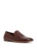 woven-leather loafers