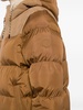 Shasta shearling-trim hood padded jacket