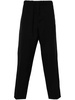 elasticated-waist trousers