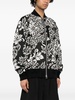 floral-print bomber jacket