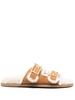 shearling-lined sandals