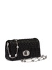 Miu crystal nappa leather mini bag