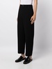 mid-rise straight-leg trousers