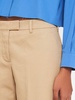 mid-rise straight leg chino trousers